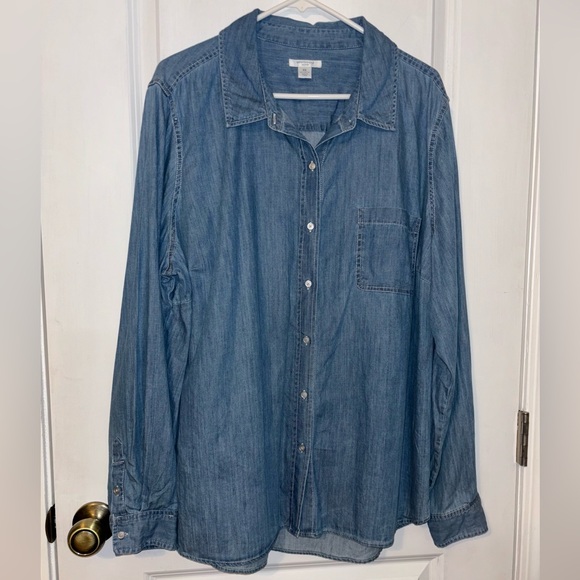 Westbound 2X Denim long sleeve shirt. Great condition, plus size - Picture 1 of 5